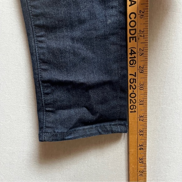 Kate Spade Broome Street Dark Blue Ankle Jeans Sz 24 - Picture 7 of 10